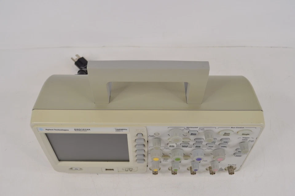 Agilent DSO1014A Oscilloscope 100 MHz 4 Channel w/ Probes TESTED WORKING - Image 4 of 4