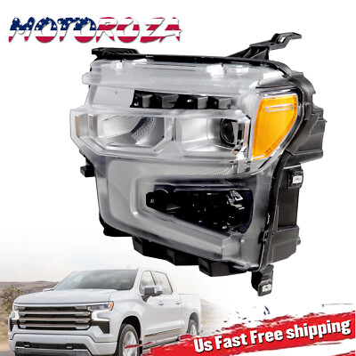 For 2022-2024 Chevy Silverado 1500 LT RST LED DRL Projector Headlight Driver LH