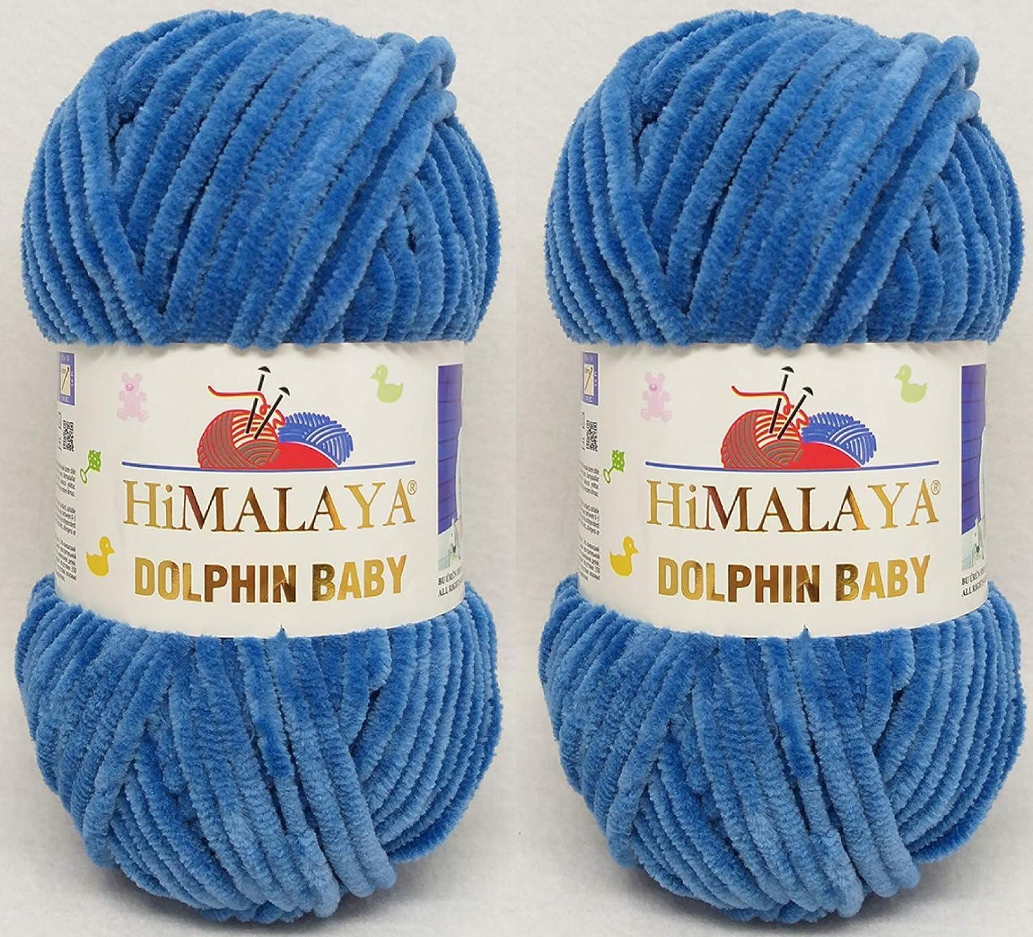 Dolphin Baby micro polyester knitting yarn - Himalaya - 1, 100 g
