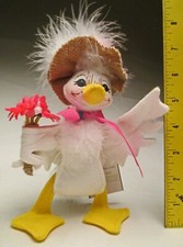 Annalee 2020 Spring Bouquet Duck 6  Mobility Doll Old Stock Eyes Open with Hat