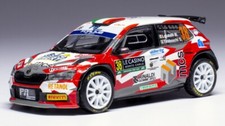Model Car Scale 1:43 Ixo SKODA FABIA RALLY MONTE CARLO 2024 Collection