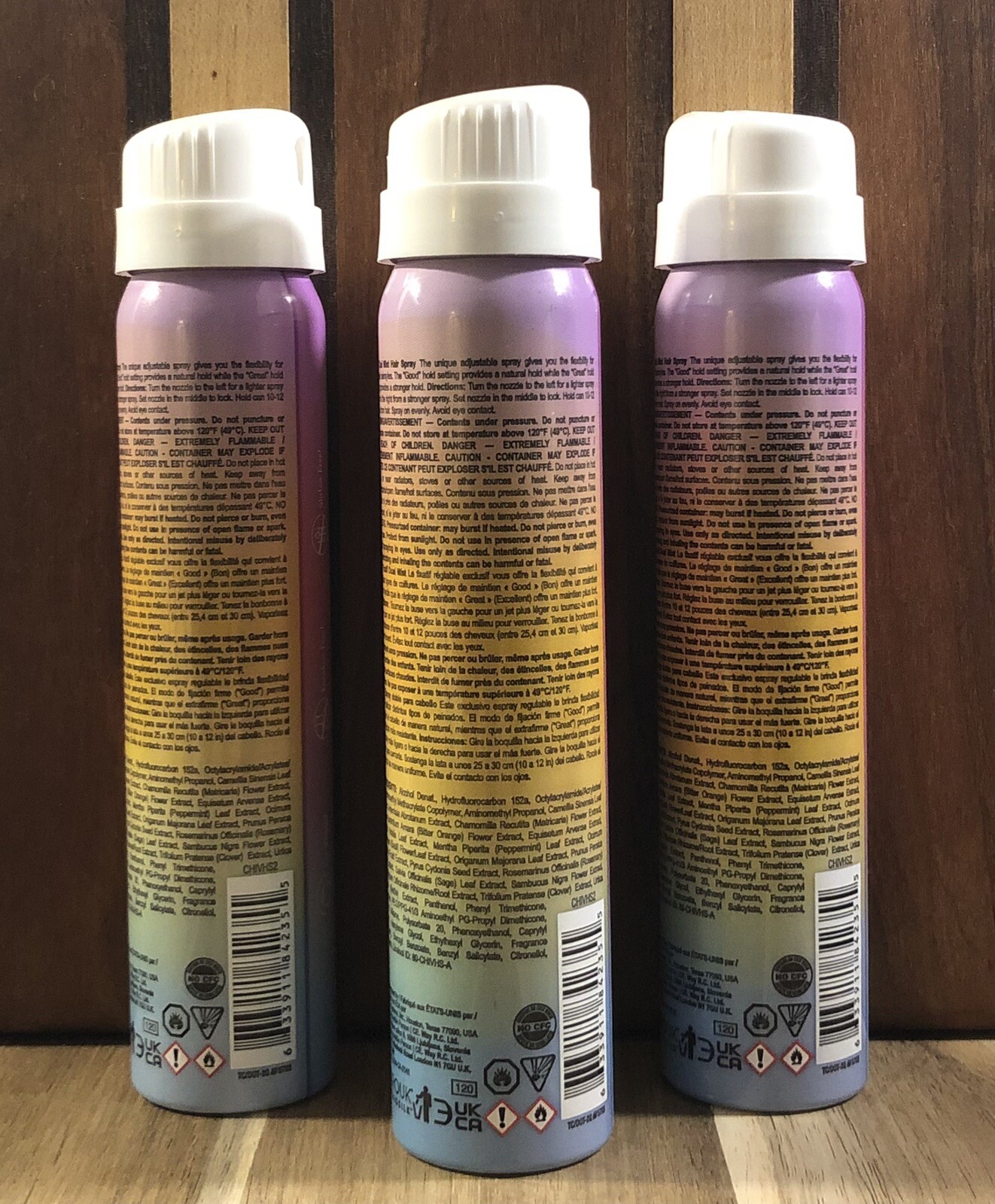 3x CHI Vibes Better Together Dual Mist Hair Spray MINI 2.6 oz NEW