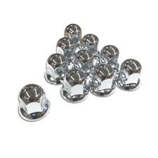 10 x LKW Edelstahl V2A Radmutterkappen 32mm Radzierblenden Auflieger