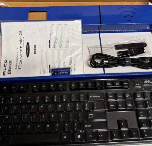 Filco Majestouch Convertible 2 Bluetooth USB 104 Key Mechanical Keyboard 10 key - Picture 3 of 3