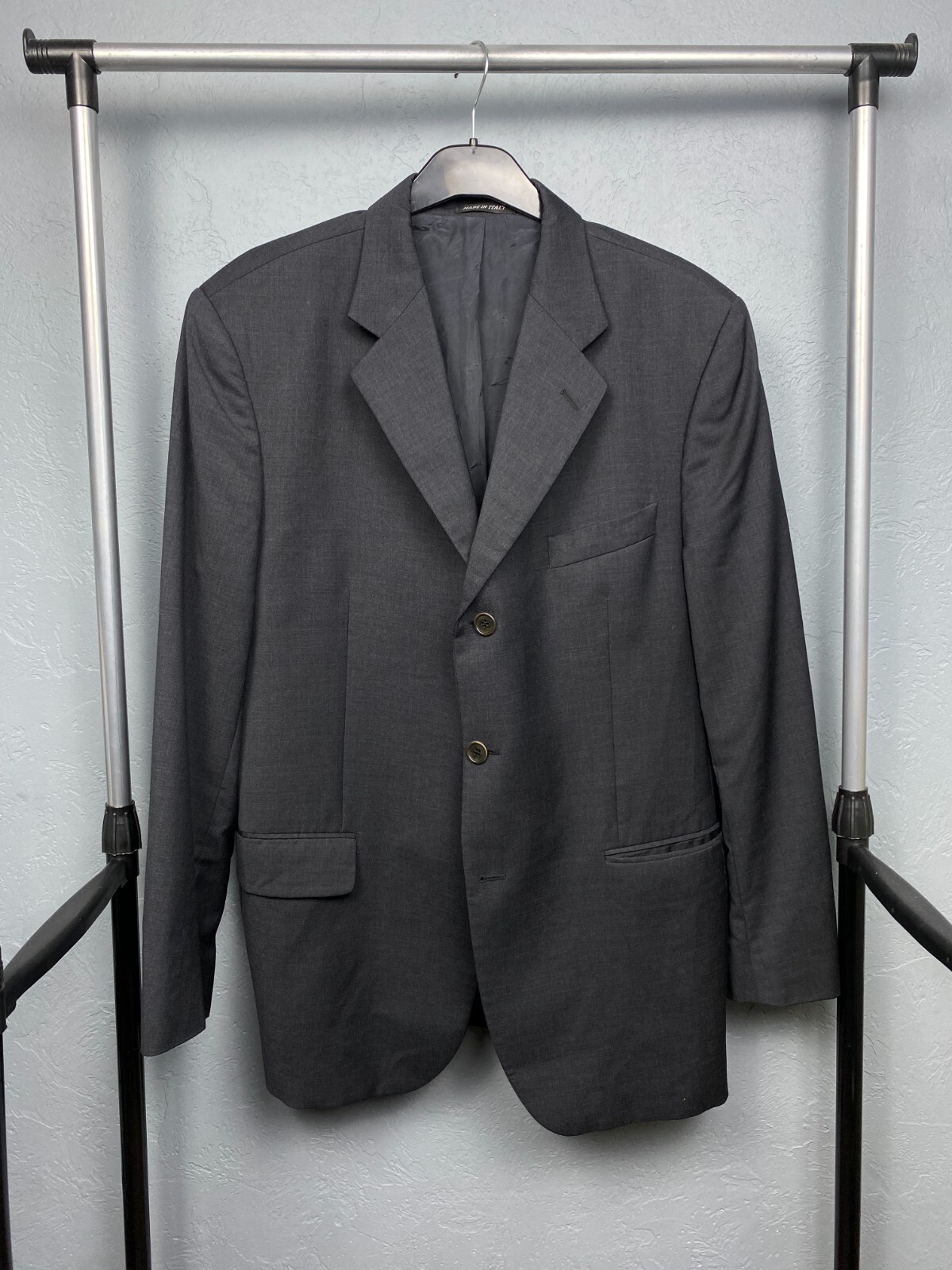 Giacca blazer uomo Yves Saint Laurent YSL lana 3 bottoni taglia 54R (XL)