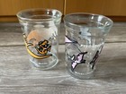 Vintage Welch's Jelly Jar drinking Glasses Dinosaurs Set of 2 PTERANODON & T-REX — photo 4