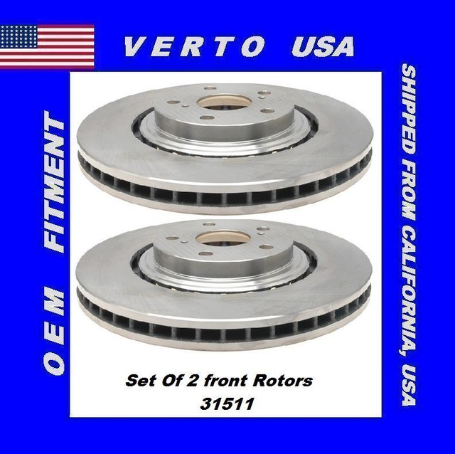 Front Brake Rotors For Lexus NX200t, NX300, NX300h, RX350, RX450h Base