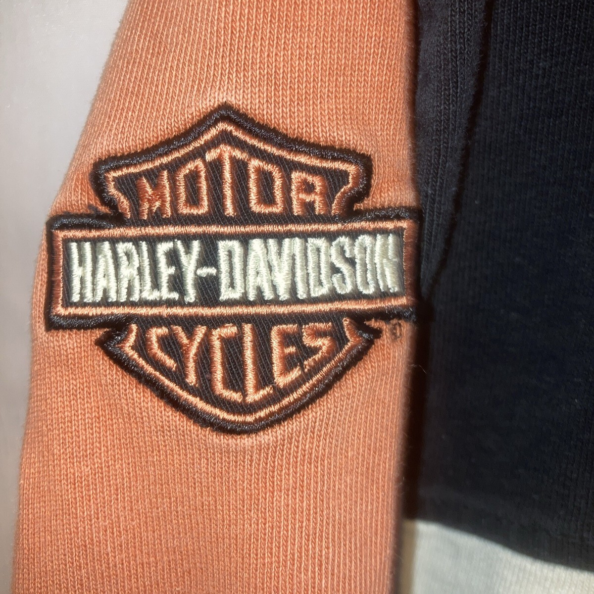 Harley-Davidson アメリカンレジェンド スウェット Harley Davidson Sweatshirt Size L Black/Orange An American Legend