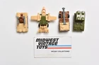 Vintage Transformers G1 1989 BATTLE PATROL 4 figure set MICROMASTER Hasbro