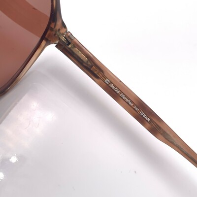 Vintage BerDel Sferoflex Brian Brown Oval Sunglasses Italy  display picture 3
