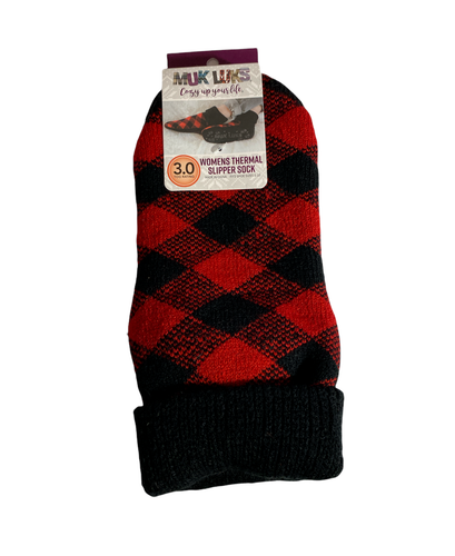Muk Luks Thermo-Pantoffelsocken Damen 3,0 TOG Bewertung Größe 6-10 wählen