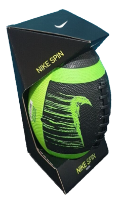Nike Spin 8 Youth Kids Football Junior High 12-14 Neon Green Black