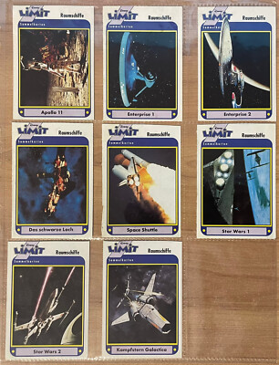 1994 DISNEY LIMIT MAGAZINE CARDS LOT - Raumschiffe Enterprise Star Wars Apollo