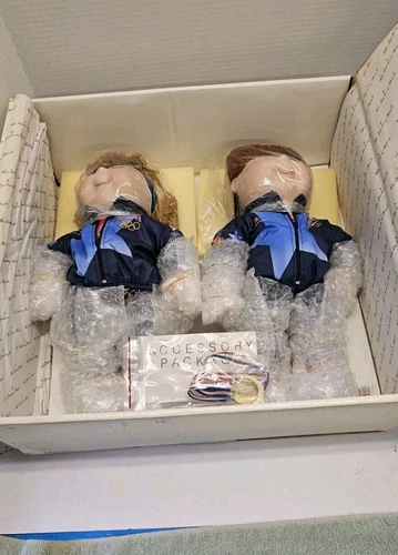 Vintage Cabbage Patch Kids Olympikids Porcelain US Olympics Danbury Mint ~NOS~