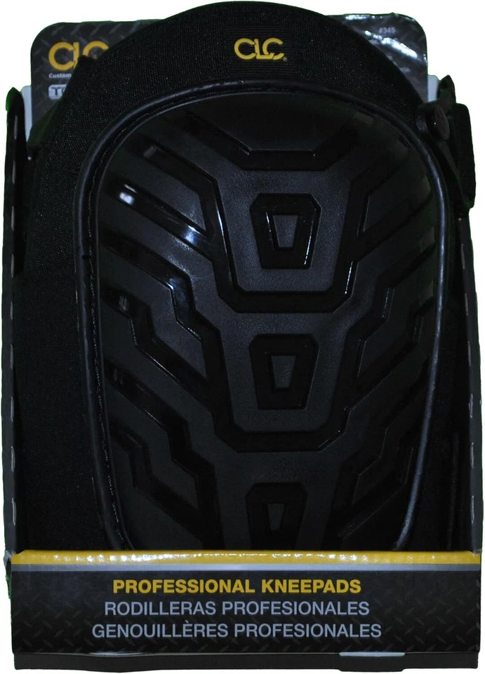 Black Knee Pads With High Density Foam And Durable 600D Polyester Fabric - Image 2 of 4
