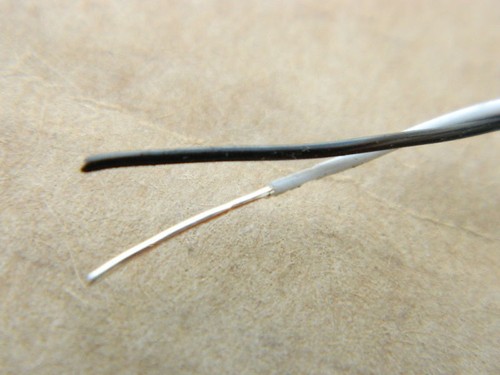 Cavo Schermato 1xAWG26 Kapton/Teflon Azzurro Riga Bianca Argentato 2micron , Space Cable - Foto 13