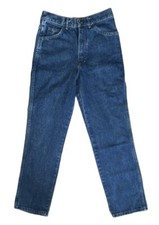 Vintage Steel blue jean Denim Pants size 18 Slim Kids Made In USA