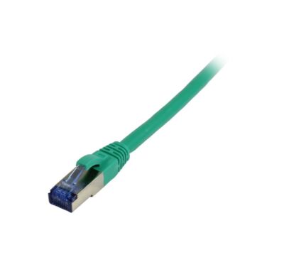 Patchkabel RJ45, CAT6A 500Mhz, 1.5m, grün, S-STP(S/FTP), TPE(Superflex), AWG26
