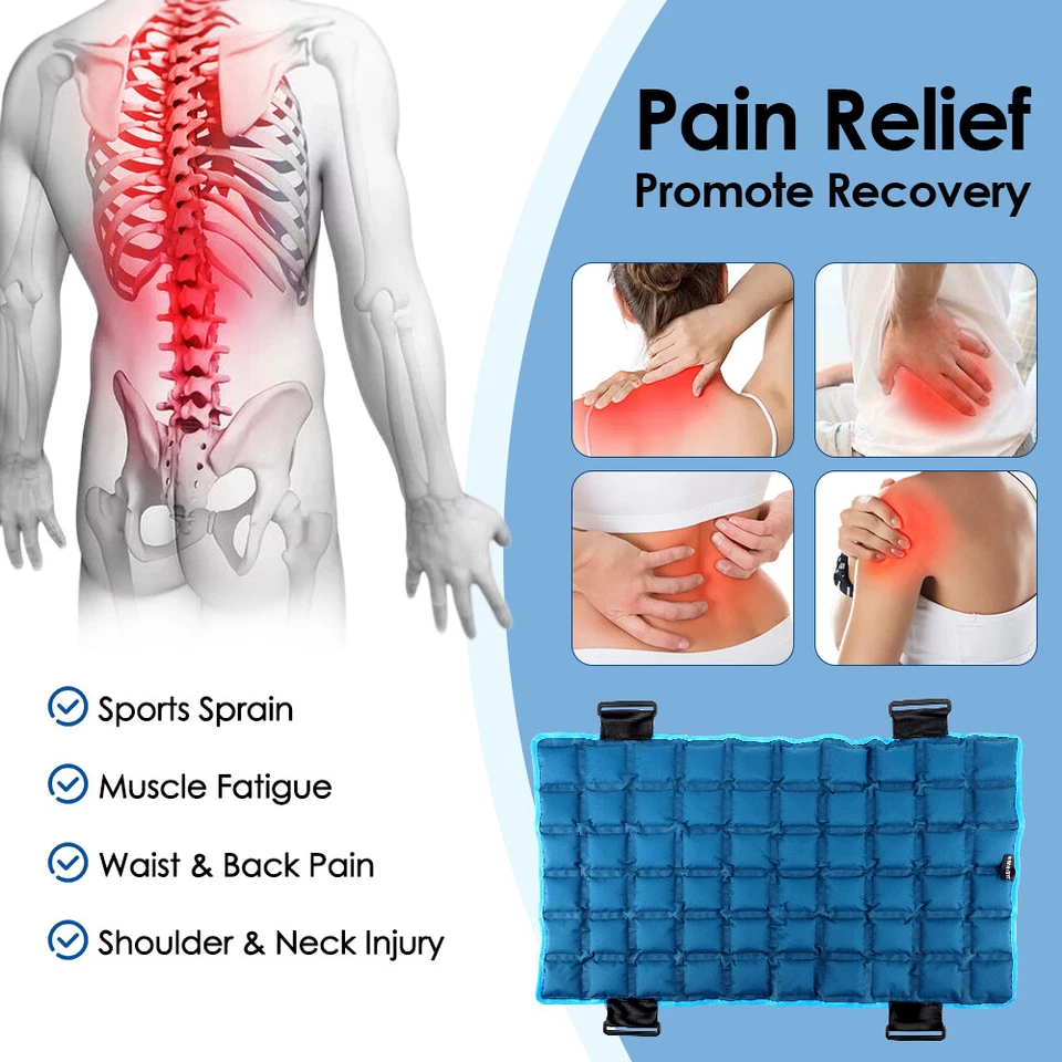 13x22" Large Gel Ice Pack & Wrap for Injuries Reusable,Cold Hot Therapy Ice Pack - Image 2 of 4