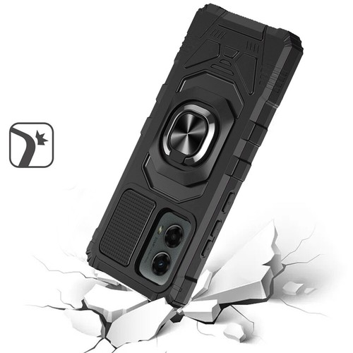 Für Motorola Moto G 5G 2024 Hybrid Dual Layer Magnet Ring Ständer Hülle Cover - Bild 6 von 47