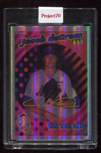 TOPPS PROJECT 70 FOIL #692 JACOB DEGROM by CLAW MONEY METS 62/70
