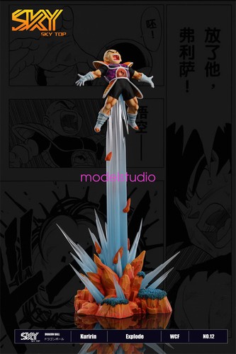 SKY TOP Studio Dragon Ball Namek Kuririn Resin Statue In Stock Led Light WCF - Picture 4 of 6
