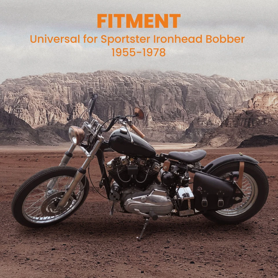 Brand New 1.5 Gallon Gas Tank Direct Mount for Harley Sportster Ironhead Bobber Foto 4 de 4