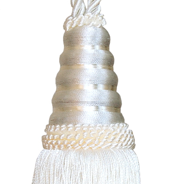 Mosel Avenue Gardinen-Quaste Light Gold - 50 Cm Lang, Quaste 15 Cm, Für Vorhänge & Dekoration