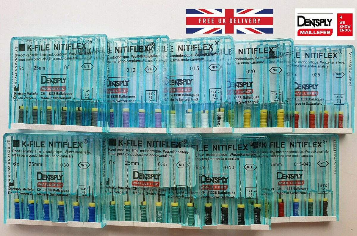 Dentsply K-File Nitiflex 010 – NiTi Flexible Root Canal Files, 10-pack, 25mm – Endo Tools 7 thumbnail image