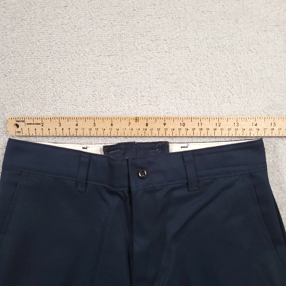 Red Kap Work Shorts Mens 30x10 Navy Blue Pockets Industrial Uniform - Image 3 of 4