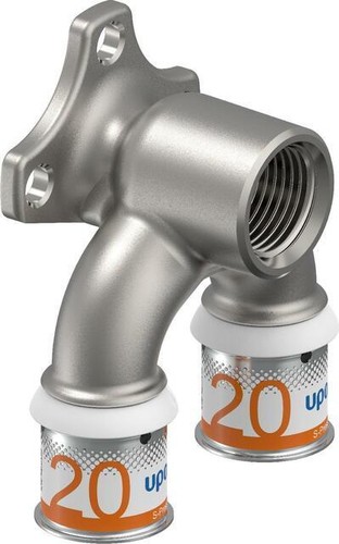 Uponor S-Press U Wandscheibe Smart Aqua, Doppel Armaturenanschluss, 16/20 x 1/2" - Bild 5 von 5