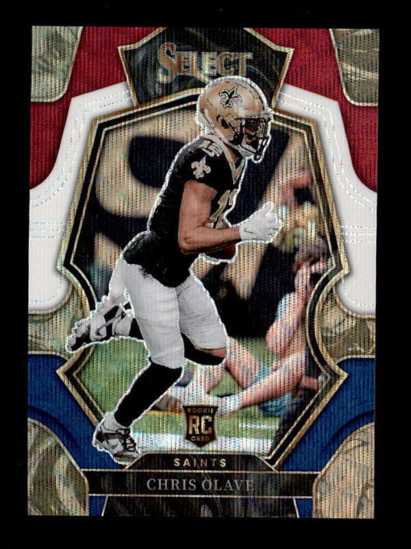 CHRIS OLAVE 2022 PANINI SELECT #170 ROOKIE TRI-COLOR WAVE RC #09/199 BD8080