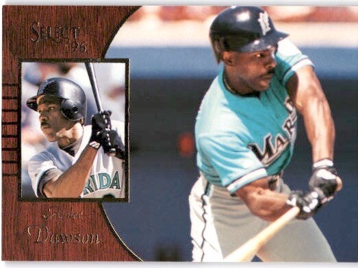 ANDRE DAWSON 1996 Select #79 Florida Marlins HOF