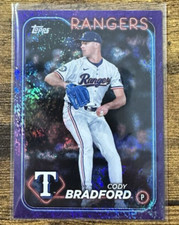 2024 Topps Update #US331 Cody Bradford Purple /799 Texas Rangers