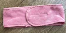 NEW MakeUp Eraser Microfiber Cloth Headband wrap Pink One size fits all