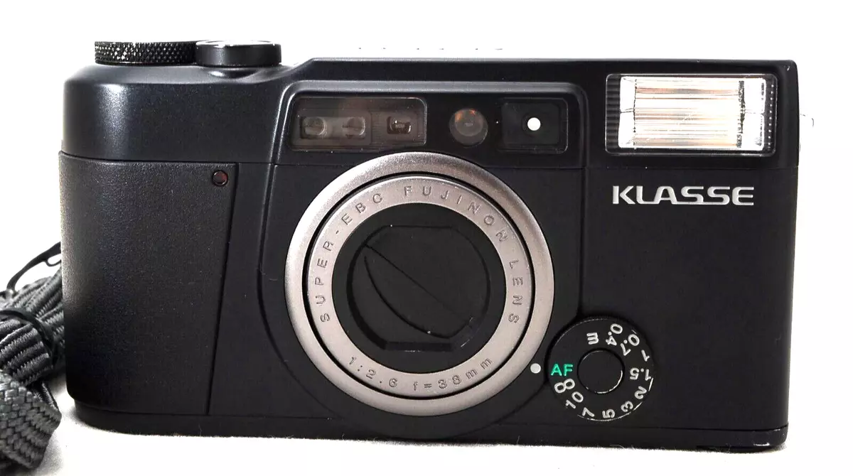 FUJIFILM KLASSE Professional Black 38mm f2.6 Point＆Shoot Film Camera from  Japan