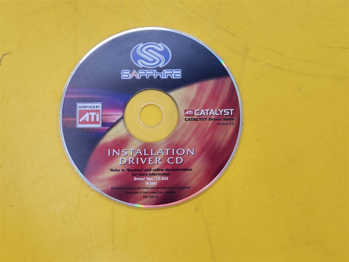 Ati Catalyst Sapphire Driver Installation CD Sapphire Catalyst