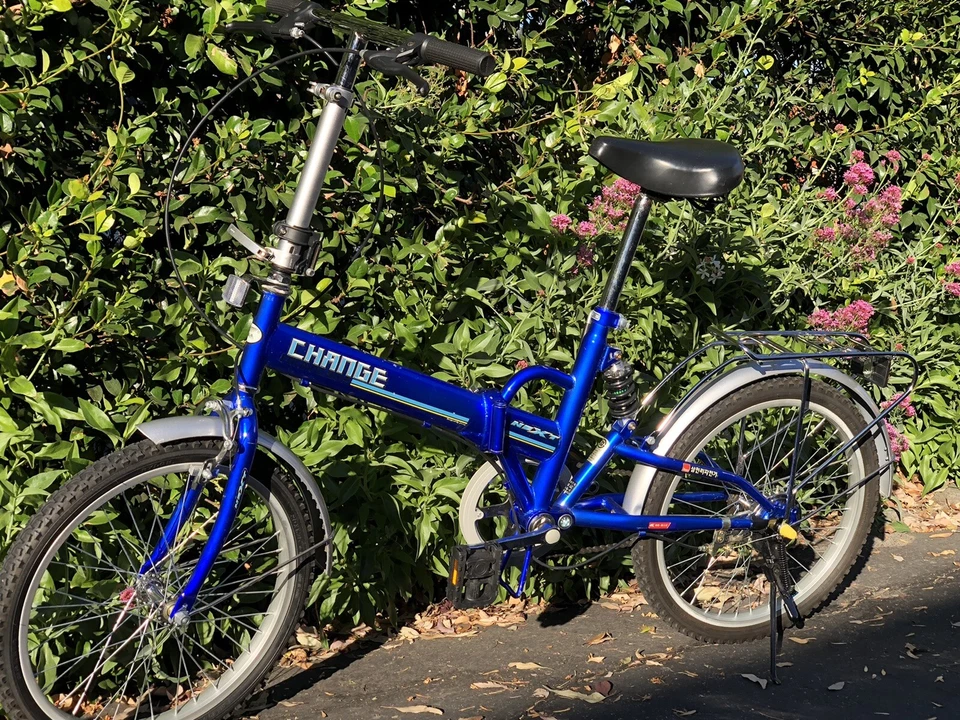 Next Change Folding Bike Blue - Image 2 of 4