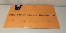 Authentic Louis Vuitton Paper shopping Gift bag Measures 14  x10  x6  