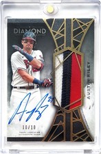 2022 Topps Diamond Icons - Autographed Jumbo Patches Austin Riley /10 Braves