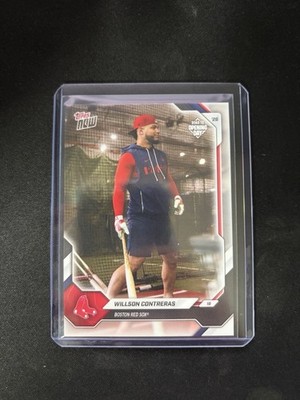 2026 Topps NOW Road Opening Day Willson Contreras #20 Red Sox
