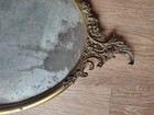 Mid Century Italian Brass Mirror Oval Ornate or Picture Frame (NO MIRROR) 27"x16 — photo 6