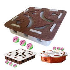 Cat Scratch Puzzle Enrichment Box Nail File Stress Free Alternative To Grinders