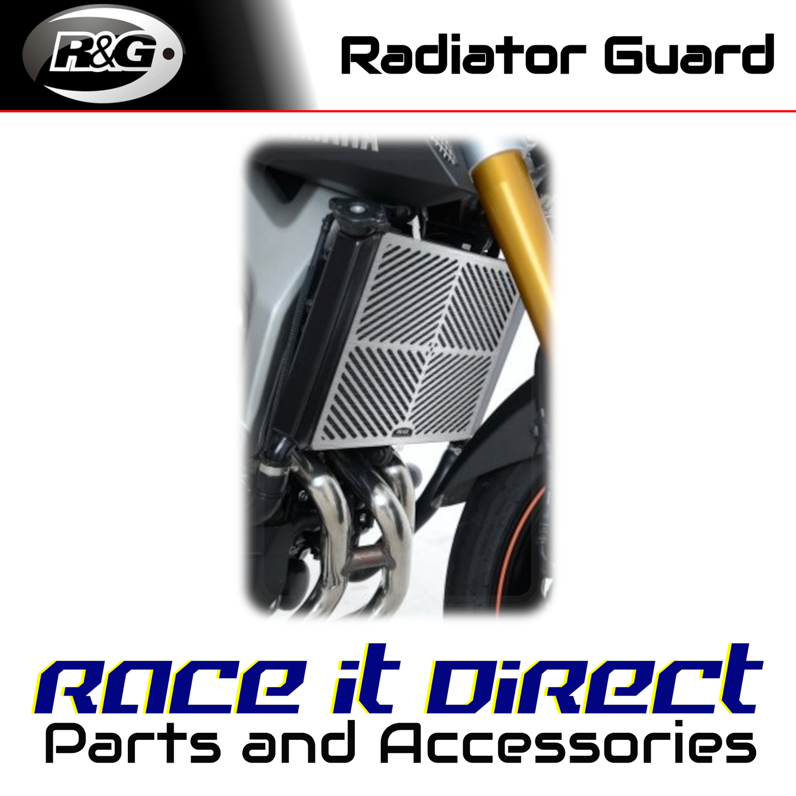 Stainless Radiator Guards for Yamaha MT-09 Tracer 2015-2020 R&G
