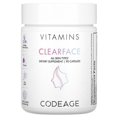 2 X CodeAge, Clearface , 90 Capsules
