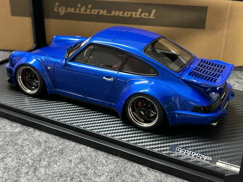 Ignition model 1/18 RWB 964 Metallic Blue Resin Cast Limited Edition IG3635 - Picture 2 of 8