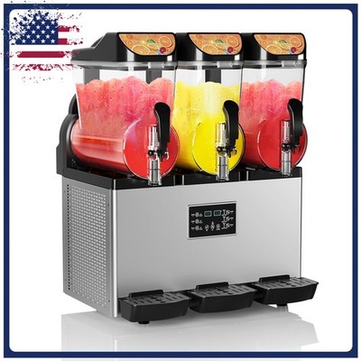 45L/11.8Gal Commercial Slushy Machine Stainless Steel Frozen Margarita Machine