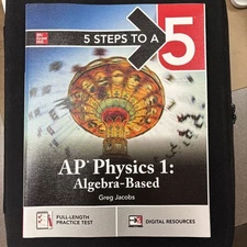 5 Steps to a 5 AP Physics 1  +Digital 2026 used w/ minor writing on pages