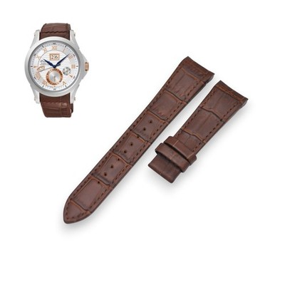 Premier 7D48-0AL0 SNP082P1 21mm Brown Leather Watch Strap For Seiko