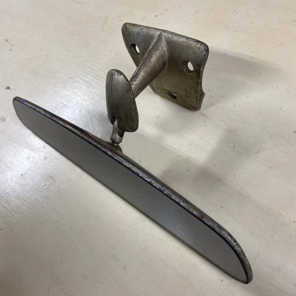 Espejo retrovisor con soporte Mopar Plymouth Dodge Desoto 1955-56 OEM 1579349 Foto 3 de 4